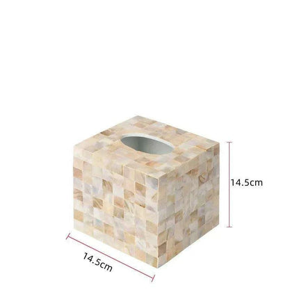 Elegant Seashell Tissue Holder - A Stylish Home Essential - Très Elite