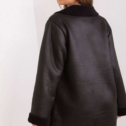 Elegant Sheepskin-Lined Winter Jacket for Women - Très Elite