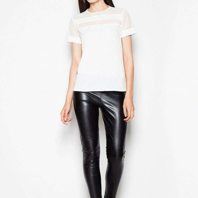 Elegant Sheer Sleeve Top