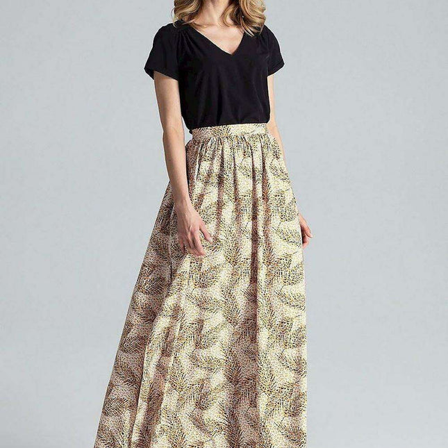 Elegant Side-Slit Maxi Skirt