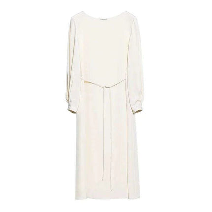 Elegant Silk Crepe Dress for Women - Perfect for Office and Parties - Spring Summer 2024 Collection - Très Elite