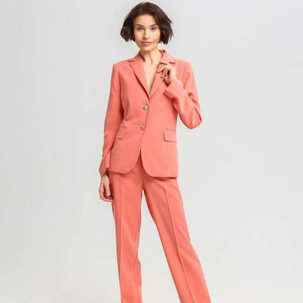 Elegant Silk-Viscose Blend Lapel Jacket - Perfect for Every Event