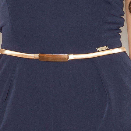 Elegant Sleeveless Jumpsuit with Belt - Women's Fashionable Romper