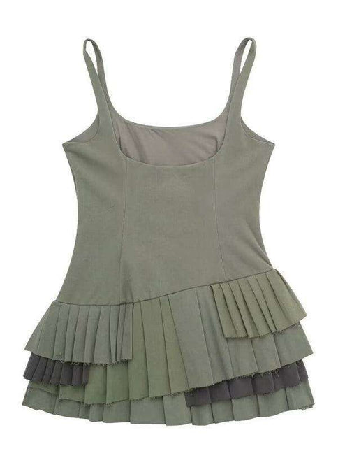 Elegant Sleeveless Midi Dress in Lightweight Polyester for Effortless Elegance