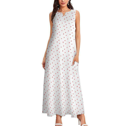 Elegant Sleeveless Poly Dress - Your Go-To Wardrobe Classic - Très Elite