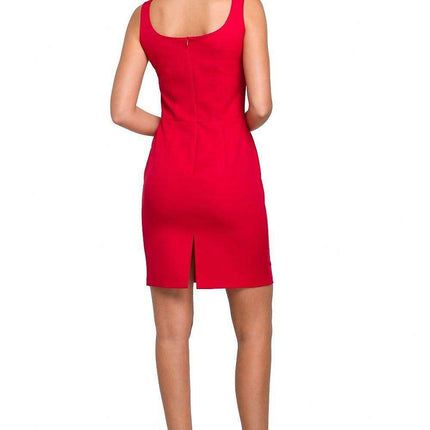 Elegant Sleeveless Square Neck Mini Dress - Très Elite
