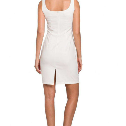 Elegant Sleeveless Square Neck Mini Dress - Très Elite