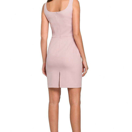 Elegant Sleeveless Square Neck Mini Dress - Très Elite