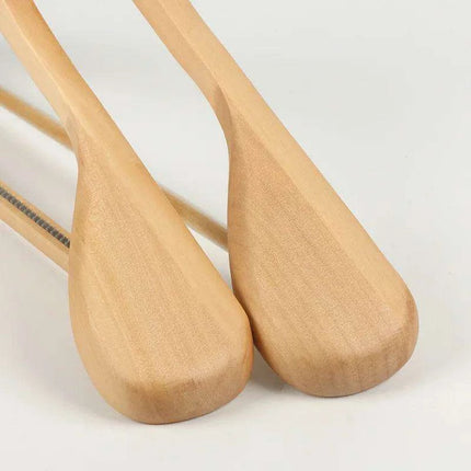 Elegant Solid Wood Suit Hangers - Premium Closet Storage Solution - Très Elite