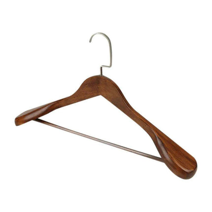 Elegant Solid Wood Suit Hangers - Premium Closet Storage Solution- Très Elite- Très Elite