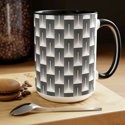Elegant Sophistication Ceramic Coffee Mugs - Elevate Your Morning Ritual - Très Elite