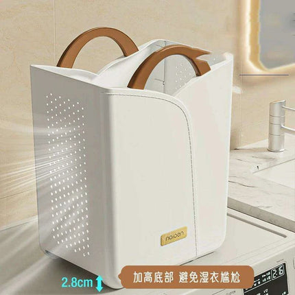 Elegant Space-Saving Laundry Basket for Convenient Organization - Très Elite