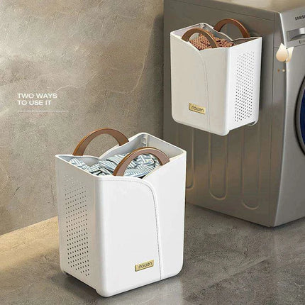 Elegant Space-Saving Laundry Basket for Convenient Organization - Très Elite