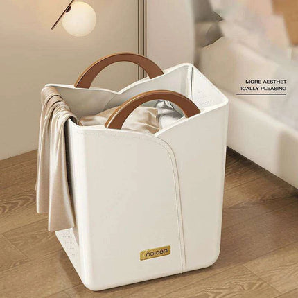 Elegant Space-Saving Laundry Basket for Convenient Organization - Très Elite