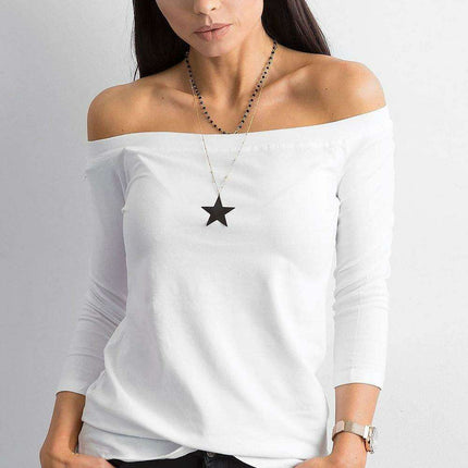 Elegant Spanish Off-Shoulder Blouse - Très Elite