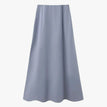 Blue satin skirt / XS