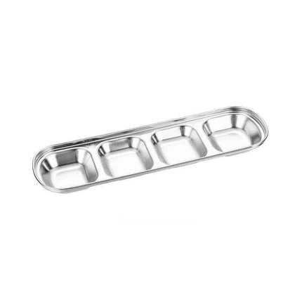 Elegant Stainless Steel Condiment Serving Set for Entertaining and BBQ Gatherings - Très Elite