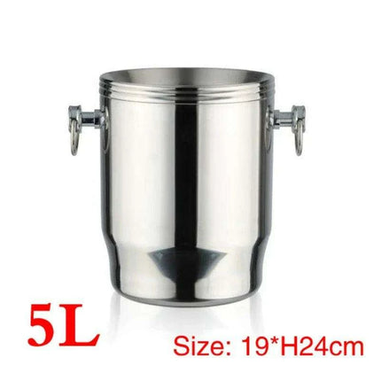 Elegant Stainless Steel Deer Head Beverage Chiller - Premium Ice Bucket - Très Elite