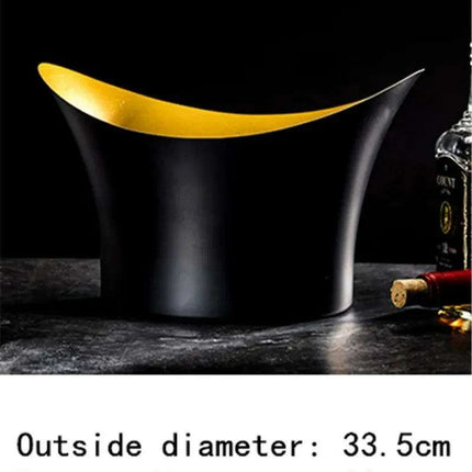 Elegant Stainless Steel Deer Head Beverage Chiller - Premium Ice Bucket - Très Elite