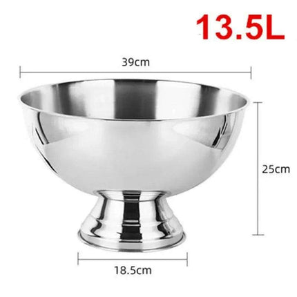 Elegant Stainless Steel Deer Head Beverage Chiller - Premium Ice Bucket - Très Elite