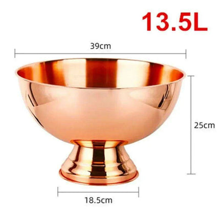 Elegant Stainless Steel Deer Head Beverage Chiller - Premium Ice Bucket - Très Elite