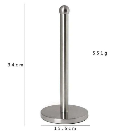 Elegant Stainless Steel Paper Roll Dispenser for Kitchen and Bathroom - Très Elite