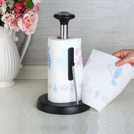 Elegant Stainless Steel Paper Roll Dispenser for Kitchen and Bathroom - Très Elite