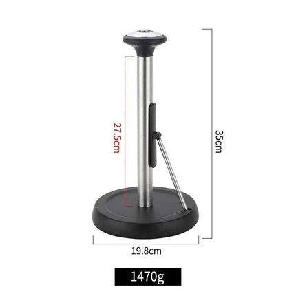 Elegant Stainless Steel Paper Roll Dispenser for Kitchen and Bathroom- Très Elite- Très Elite