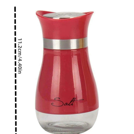 Elegant Stainless Steel Salt and Pepper Shaker Set with Seasoning Dispenser