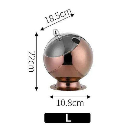 Elegant Stainless Steel Serving Bowls for Hot Pot Condiments - Très Elite