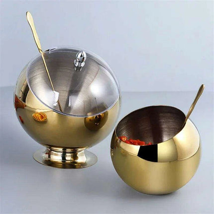 Elegant Stainless Steel Serving Bowls for Hot Pot Condiments - Très Elite