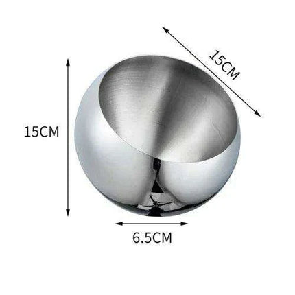 Elegant Stainless Steel Serving Bowls for Hot Pot Condiments - Très Elite