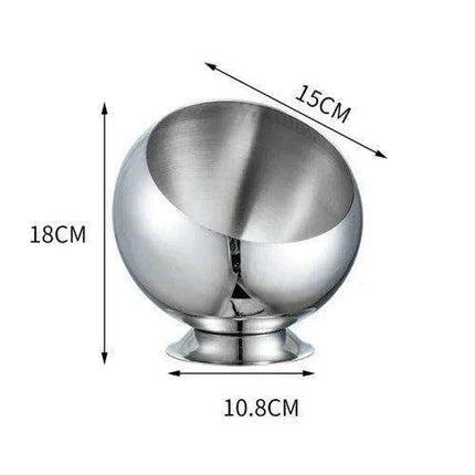 Elegant Stainless Steel Serving Bowls for Hot Pot Condiments - Très Elite
