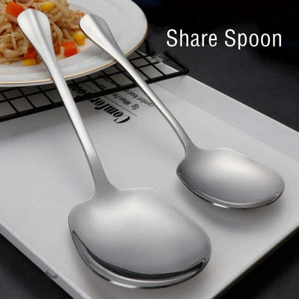 Elegant Stainless Steel Serving Spoon for Refined Culinary Display - Très Elite