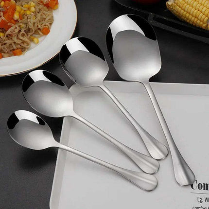 Elegant Stainless Steel Serving Spoon for Refined Culinary Display - Très Elite