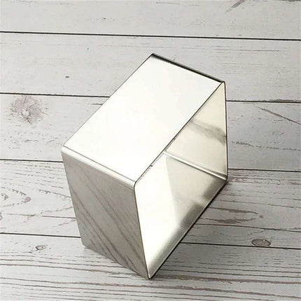 Elegant Stainless Steel Square Mold for Mousse Cakes and Special Occasions - Très Elite