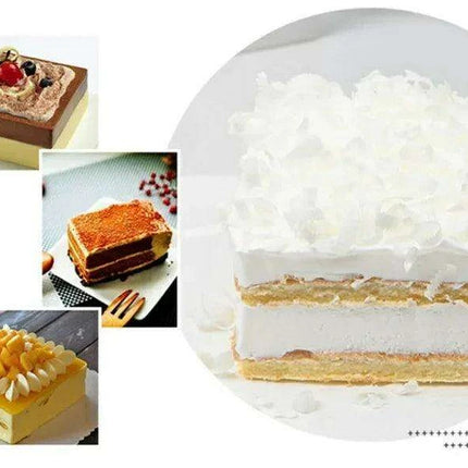 Elegant Stainless Steel Square Mold for Mousse Cakes and Special Occasions - Très Elite