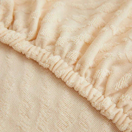 Elegant Stretch Jacquard L-Sofa Slipcover - Durable and Washable Furniture Protector - Très Elite