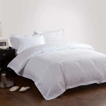 Elegant Striped 100% Cotton Luxury Pillowcase for Ultimate Sleep Comfort - Très Elite