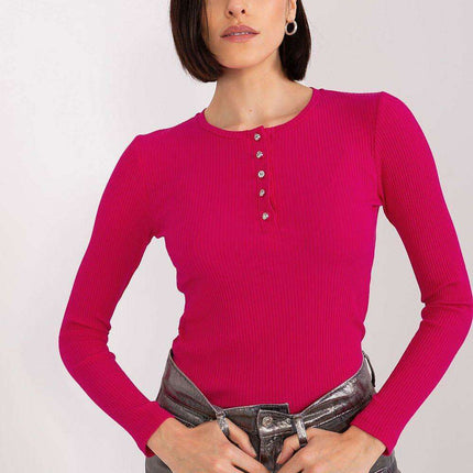 Elegant Striped Cotton Top with Dazzling Zircon Embellishments