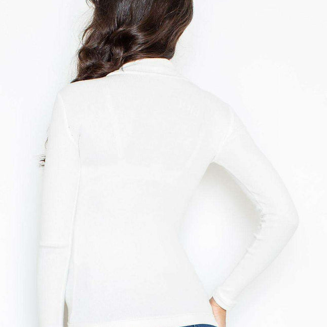 Elegant Striped Turtleneck Sweater