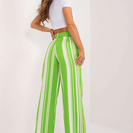 Elegant Striped Wide Leg Trousers For Women Italian Moda - Très Elite
