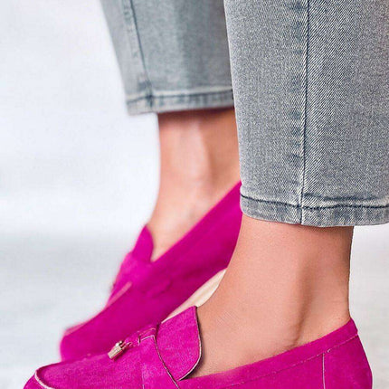 Elegant Suede Moccasins for Women - Model 176039 - Très Elite