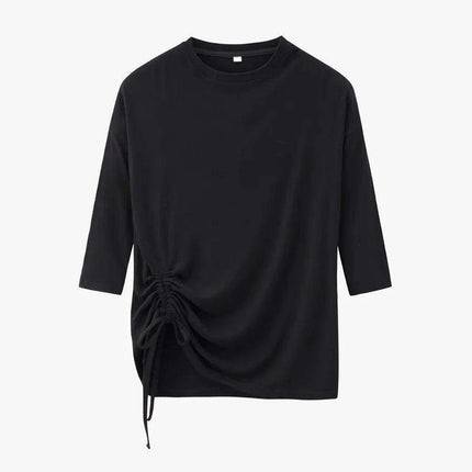 Elegant Summer Modal Tee - Cozy 3/4 Sleeve Women's Top