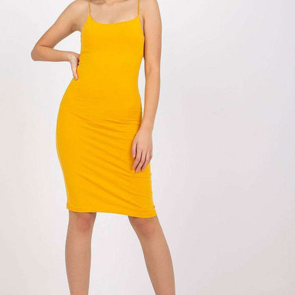 Elegant Summer Pencil Dress with Shoulder Straps
