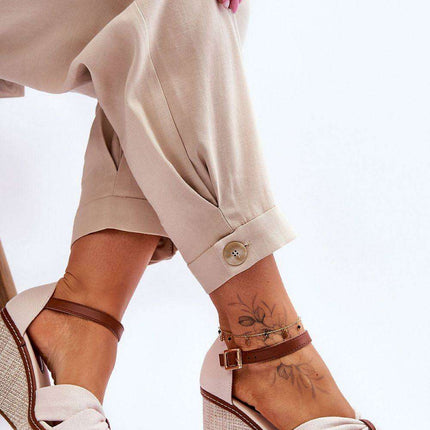 Elegant Summer Sandals - Buskin Model 179861 - Très Elite
