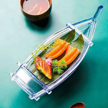 Elegant Sushi Boat Platter Set - Versatile Serving Dish for Asian Cuisine - Très Elite