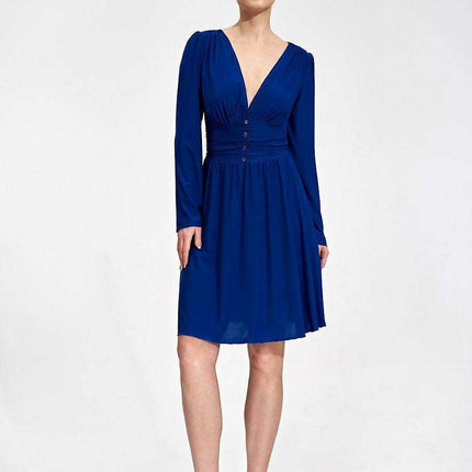 Elegant Sweetheart Flared Dress - Très Elite