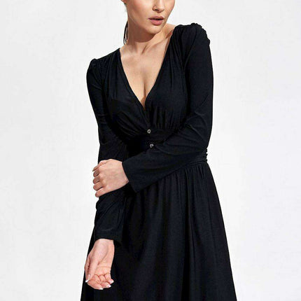 Elegant Sweetheart Flared Dress - Très Elite