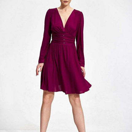 Elegant Sweetheart Flared Dress - Très Elite
